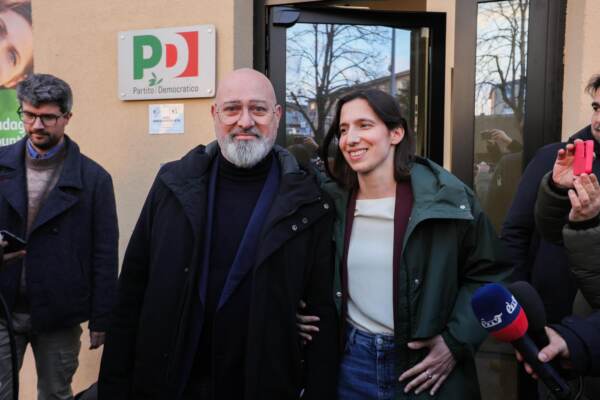 Elly Schlein incontra Stefano Bonaccini a Bologna