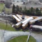 Treno deragliato in Ohio, nessun rischio per la salute pubblica