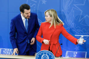 Giorgia Meloni e Matteo Salvini