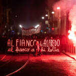 Cospito, 47 denunciati per corteo Torino e 28 fogli di via