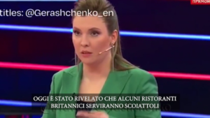 Ucraina, la propaganda russa: “I britannici mangiano scoiattoli al ristorante”