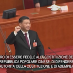 Cina, il discorso di Xi Jinping rieletto presidente