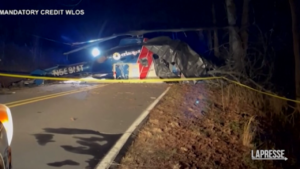 North Carolina: precipita elicottero medico, salvi i 4 bordo