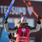 Biathlon, Wierer domina la mass start
