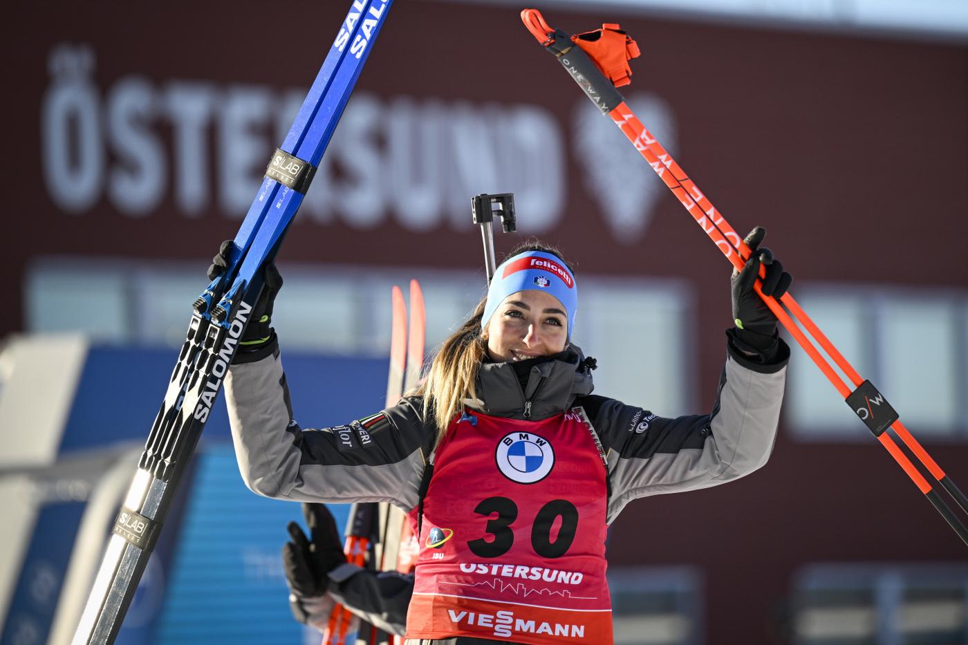 Biathlon, Wierer domina la mass start