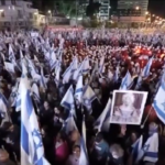 Imponente manifestazione in Israele