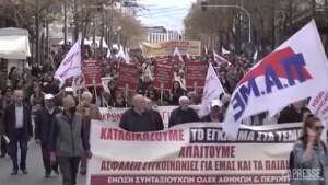 Ancora proteste in Grecia dopo il disastro ferroviario