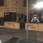 Anarchici, vandalizzato circolo Pd a Roma con scritte su 41 bis e Cospito