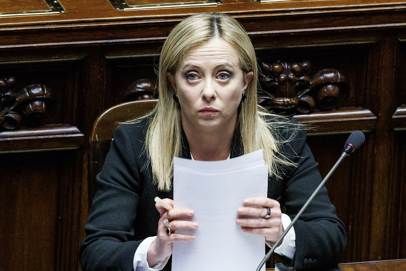 Governo, primo faccia a faccia Meloni-Schlein in Aula Governo, primo faccia a faccia Meloni-Schlein in Aula