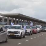 Israele, proteste contro Netanyahu all’aeroporto di Tel Aviv