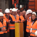 Napoli-Bari, Salvini inaugura lavori di scavo per l’alta velocità
