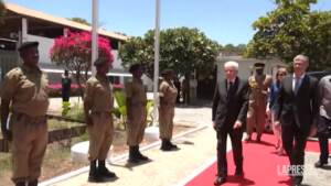 Mattarella in Kenya, la visita al centro spaziale di Malindi