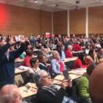 Congresso Cgil, Meloni sul palco: delegati escono cantando ‘Bella ciao’