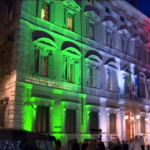 Costituzione, Palazzo Madama diventa tricolore per l’Unità d’Italia