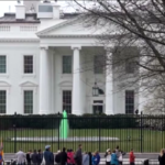 Usa, fontana della Casa Bianca verde per celebrare San Patrizio