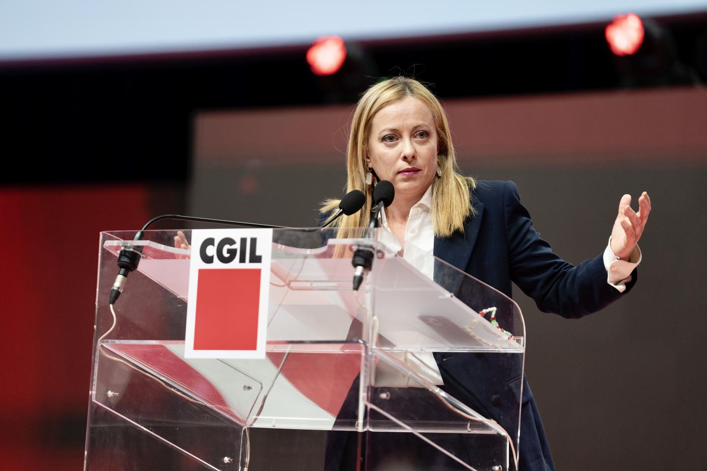 Congresso Cgil, è il giorno di Giorgia Meloni Congresso Cgil, è il giorno di Giorgia Meloni