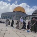 Israele, a Gerusalemme preparativi per il Ramadan a Moschea di Al-Aqsa