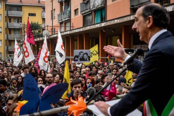 Milano, manifestazione per la Giornata in ricordo delle vittime innocenti delle mafie