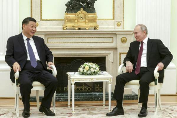 Ucraina, il presidente cinese Xi Jinping a Mosca