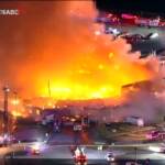 Usa, enorme incendio in New Jersey: in fiamme una chiesa