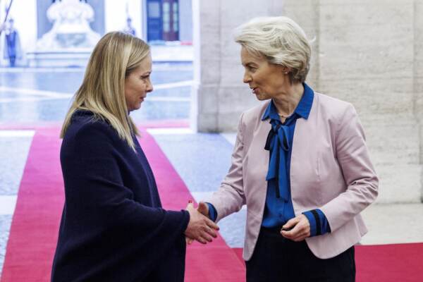 Palazzo Chigi - Giorgia Meloni incontra Ursula von der Leyen