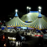 Cirque du Soleil a Roma, il drone in volo sul tendone