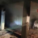 Avellino, incendio in garage: famiglia evacuata