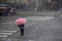 Grandine a Torino