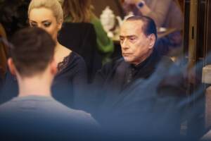 Milano, Silvio Berlusconi e Marta Fascina da Cracco in Galleria Vittorio Emanuele