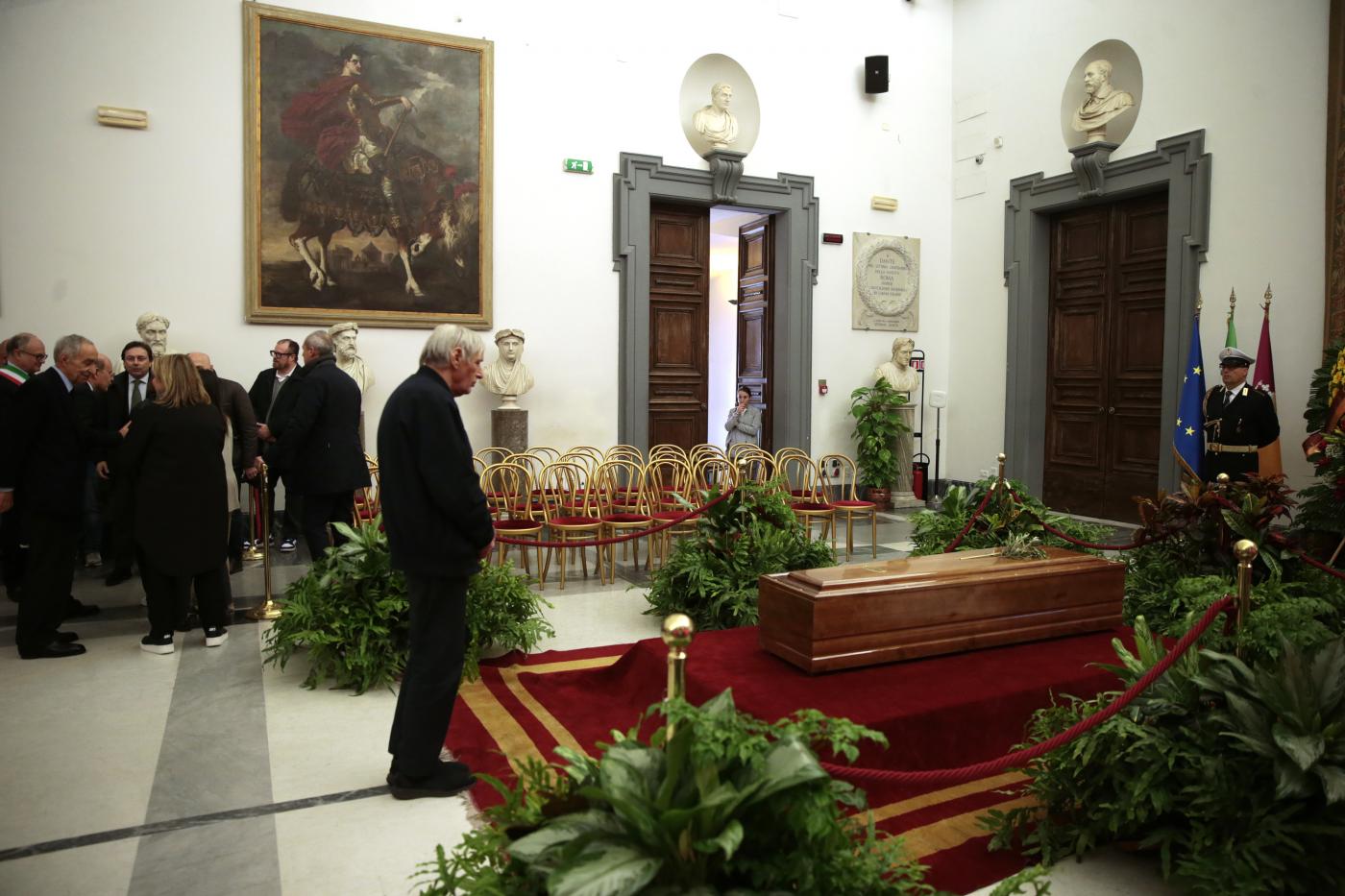 Gianni Minà, camera ardente in Campidoglio Gianni Minà, camera ardente in Campidoglio