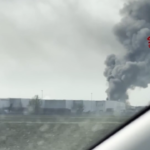 Novara, fiamme in un’azienda di solventi