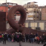 Napoli, installata la Chiave gigante di Milot