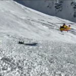 Val d’Aosta, le immagini della valanga dall’alto