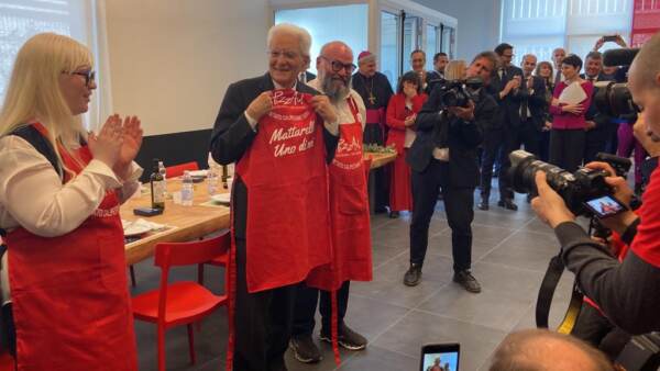 Mattarella a Monza a inaugurazione PizzAut