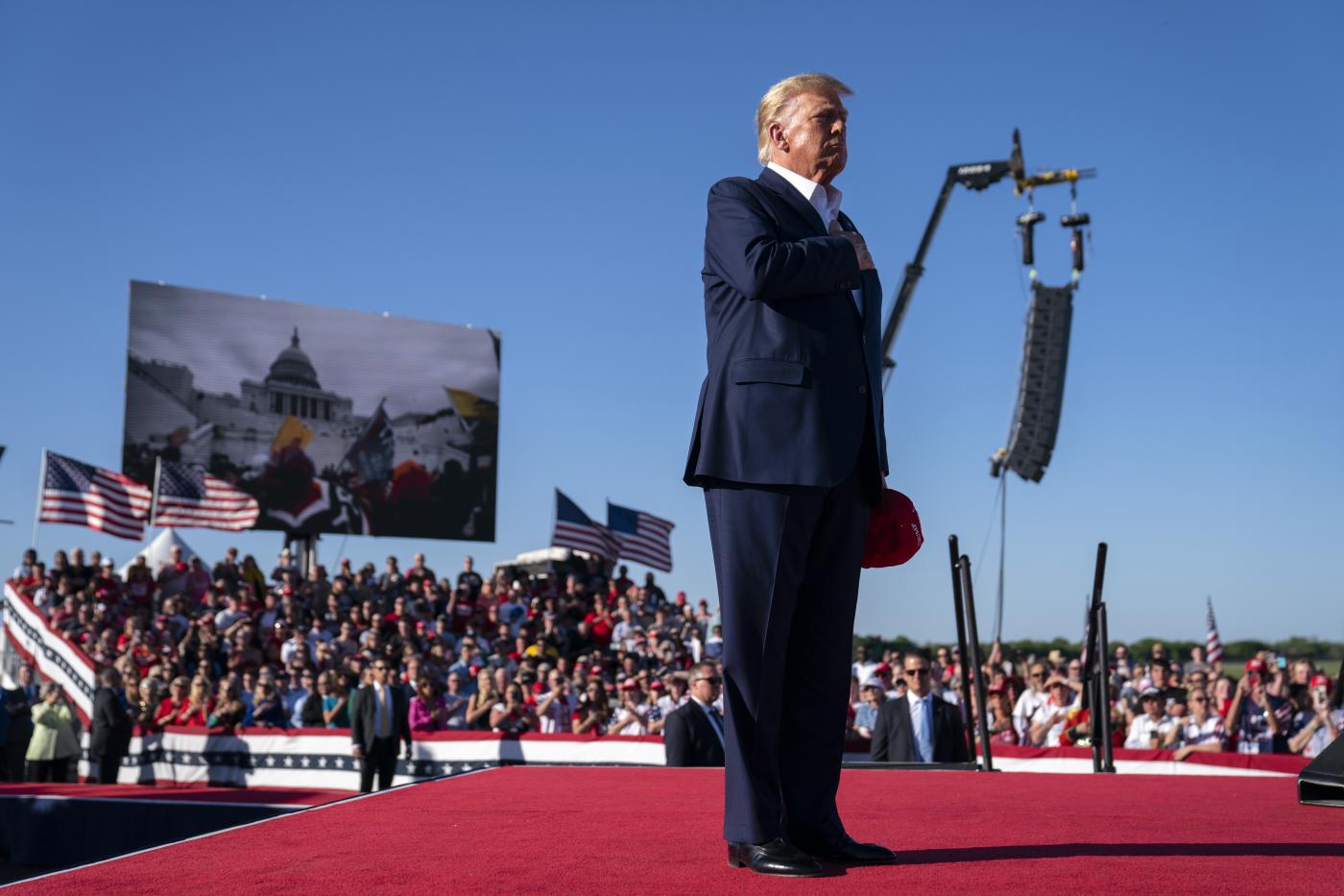 Donald Trump a New York per comparire davanti al giudice Donald Trump a New York per comparire davanti al giudice