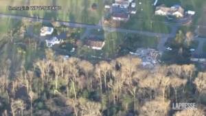 Usa, un tornado si abbatte sul Delaware: almeno un morto