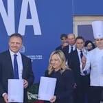 Meloni al Vinitaly, brindisi alla cucina italiana