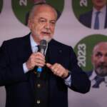 Napoli, De Laurentiis: “Scontri allo stadio? Sono delinquenti”