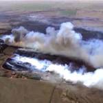 Oklahoma, il gigantesco incendio visto dall’alto