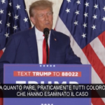 Trump incriminato: “Caso falso portato avanti per interferire con elezioni 2024”