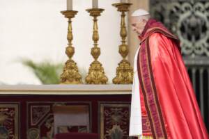 Papa Francesco presiede la messa delle Palme in Piazza San Pietro