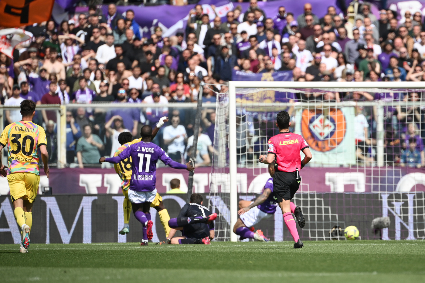 Fiorentina-Spezia 1-1, Nzola ferma i viola Fiorentina-Spezia 1-1, Nzola ferma i viola