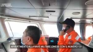 Taiwan, la guardia costiera lancia un avvertimento alla nave cinese
