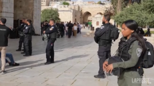 Gerusalemme, sicurezza altissima attorno alla moschea di Al-Aqsa