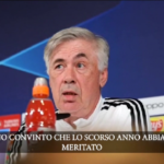 Real Madrid, Ancelotti: “Lo scorso anno abbiamo meritato la Champions”