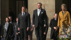 Olanda, l’arrivo del presidente francese Macron