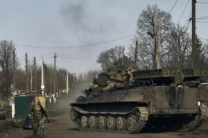 Guerra Russia Ucraina - Battaglia a Bakhmut nella regione di Donetsk