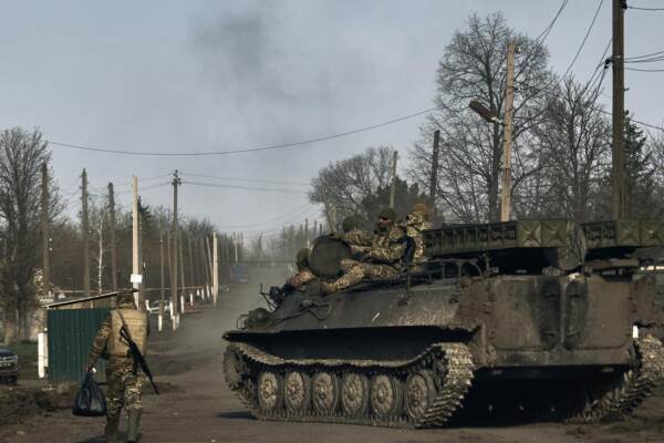 Guerra Russia Ucraina - Battaglia a Bakhmut nella regione di Donetsk