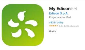Edison, app My Edison eletta ‘Prodotto dell’Anno’
