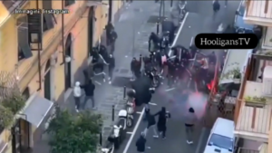 Spezia-Lazio, scontri tra tifosi prima del match